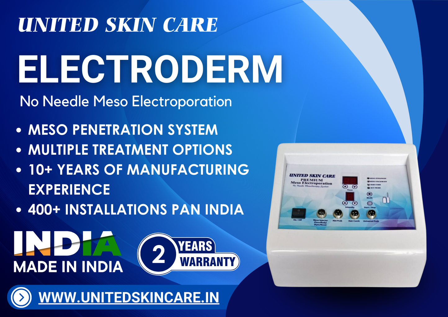 Monsoon Special Combo Offer | Meso Electroportation 4 in One + 3 in One Micro Dermabrasion + 4 Meso Solutions