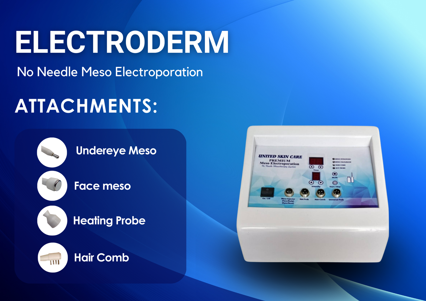 Monsoon Special Combo Offer | Meso Electroportation 4 in One + 3 in One Micro Dermabrasion + 4 Meso Solutions