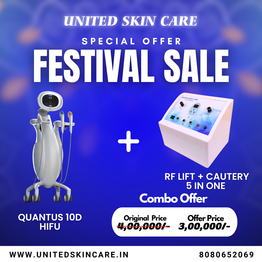 Festive Offer | Quantus 10D HIFU + RF Lift + Cautery 5 in One