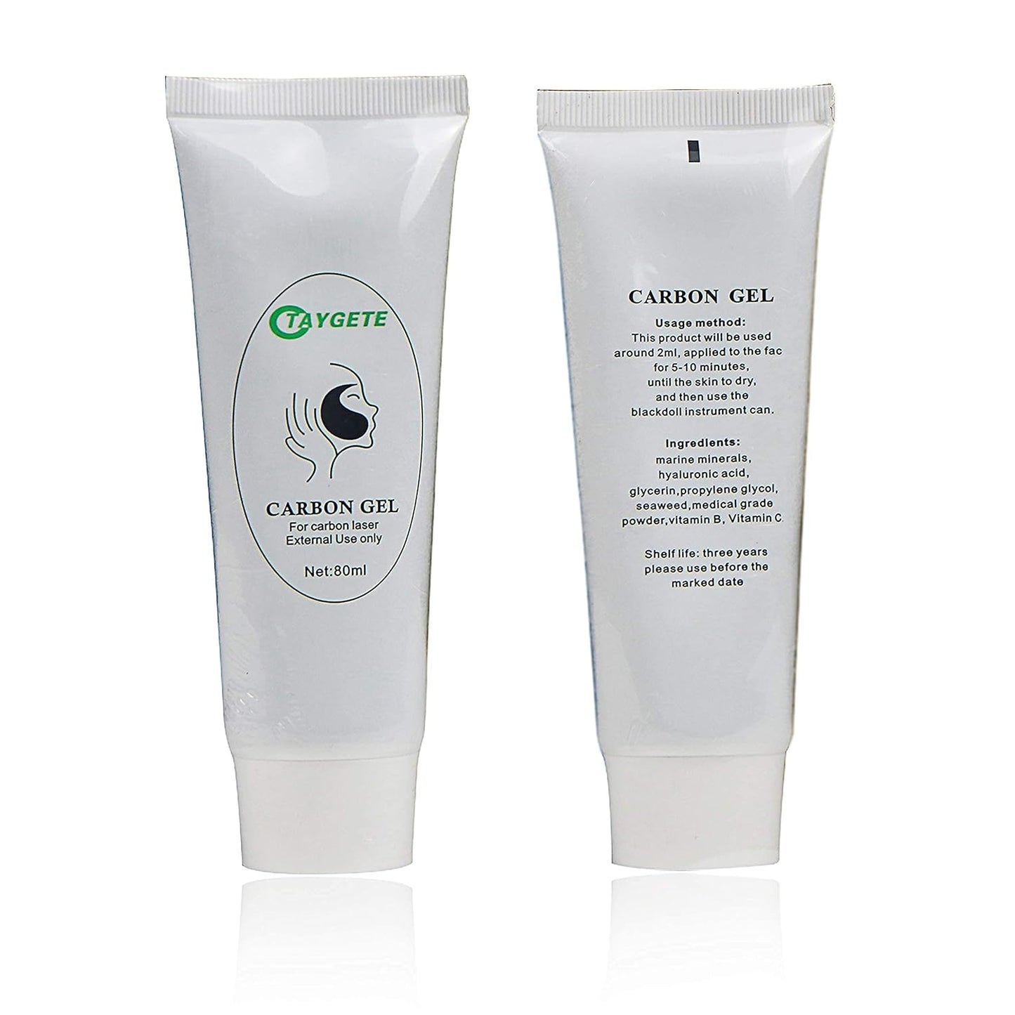 Carbon Gel | 80ml Gel Peel Cream Carbonfacial | Oil Cleansing, Rejuvenation, Acne Treatment | NdYAG QSwitch Laser