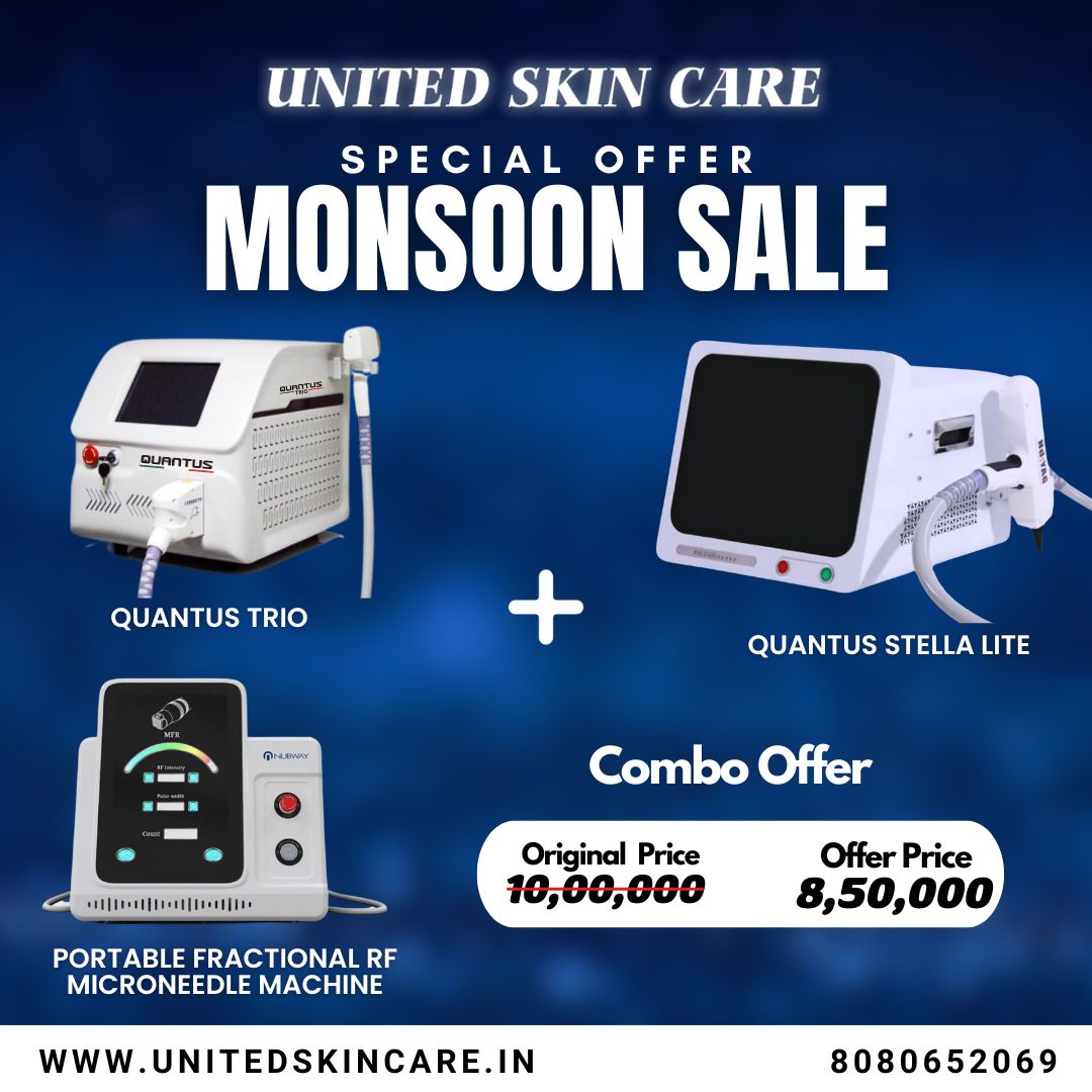 Monsoon Offer Sale | Quantus Trio + Quatus Stella + Portable Fractional RF Microneedle Machine